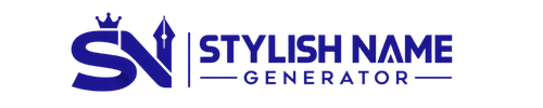 stylish name generator logo